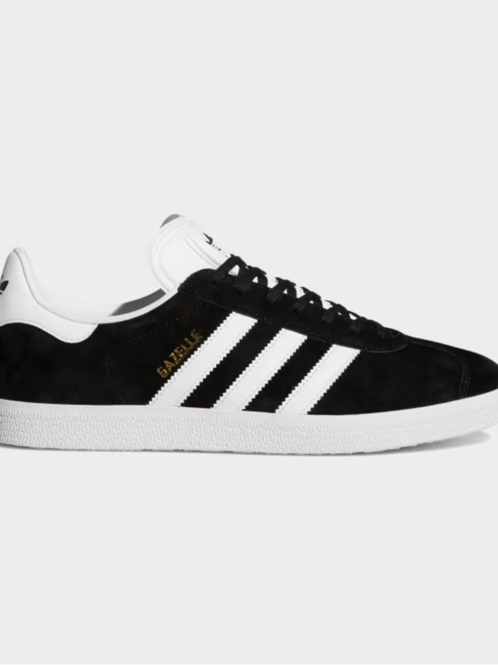 adidas Gazelle Black & White Suede Sneaker